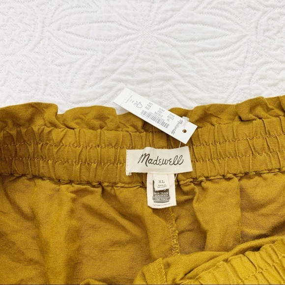 Madewell Linen-Cotton Drawstring Pull-On Shorts - Picture 4 of 8